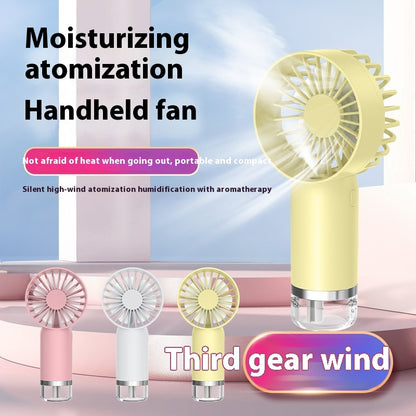 Mini Little Fan USB Multifunction Hand-held Spray Fan