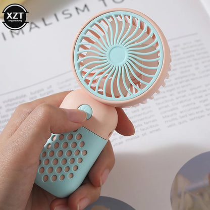 Handheld Mini Fans USB Rechargeable Small Electric Fan Student Pocket Portable Fan Mini portable Air Conditioner