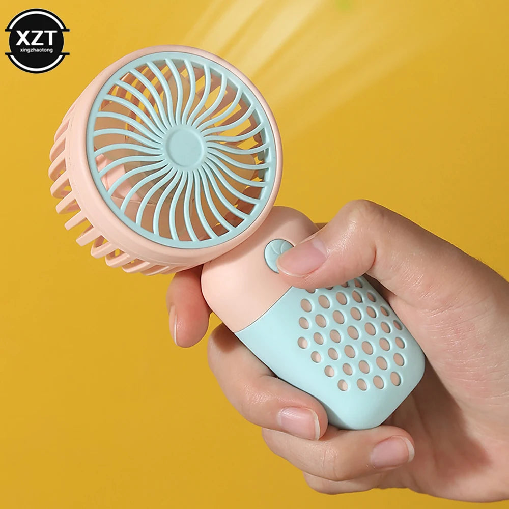 Handheld Mini Fans USB Rechargeable Small Electric Fan Student Pocket Portable Fan Mini portable Air Conditioner