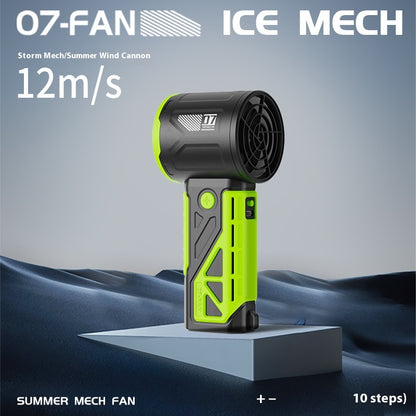 100-speed Handheld High-speed Fan Mecha Outdoor Portable Fan